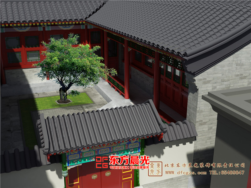 仿古裝修設計中屋頂為何都做出曲線
