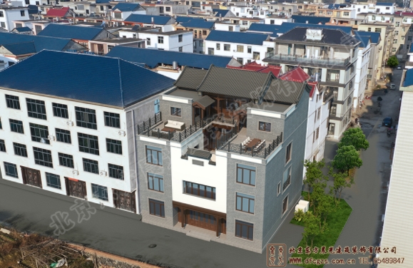 徽派中式宅院施工，保留中式建筑獨特風韻