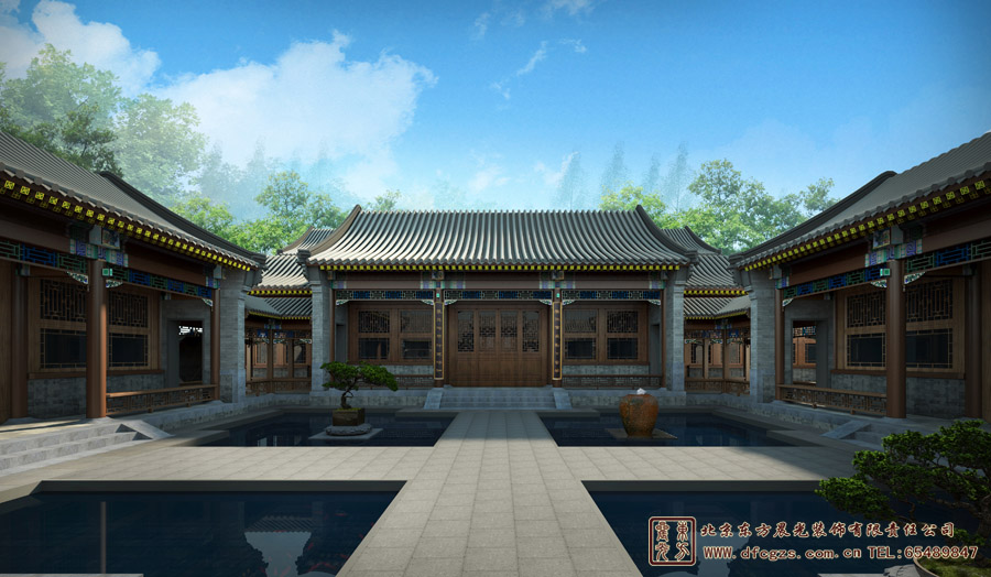 三進中式建筑案例