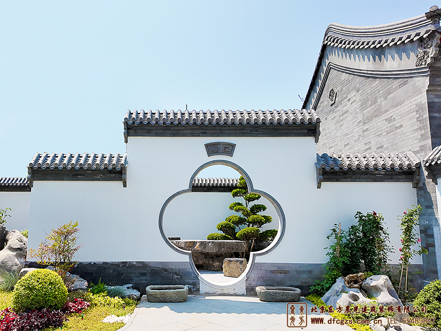 四合院園林實景圖