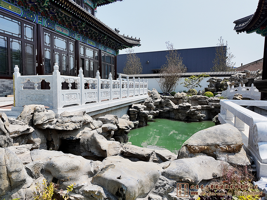 四合院園林實景圖