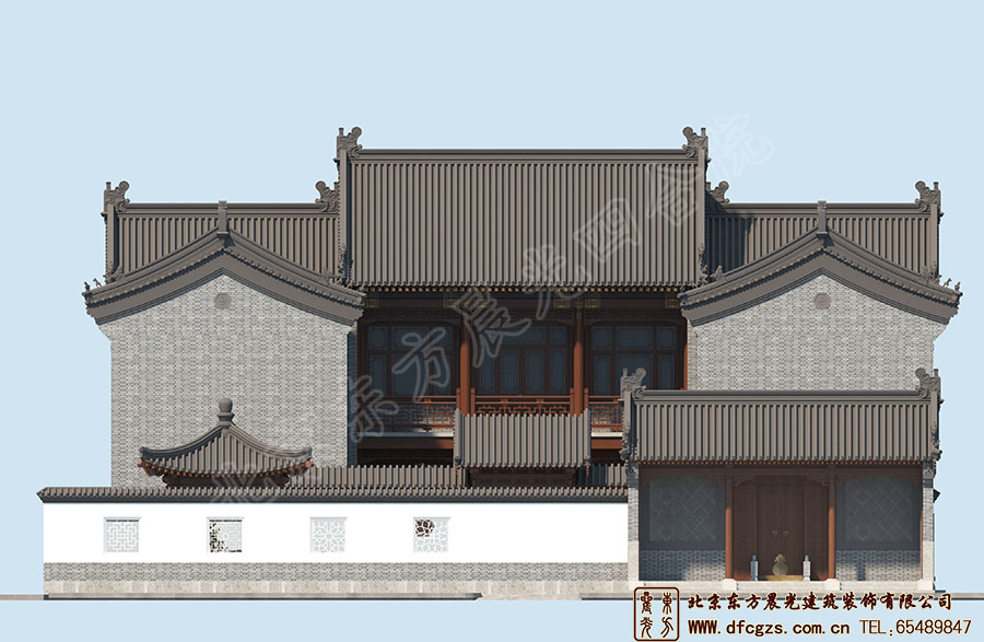 四合院效果圖