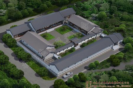 河北廊坊勝芳四合院設計施工項目