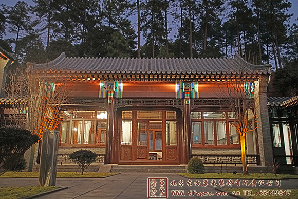 中式景觀照明