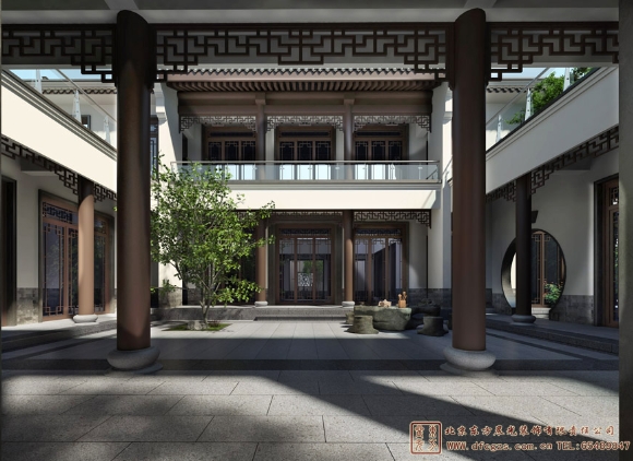 徽派三合院設計