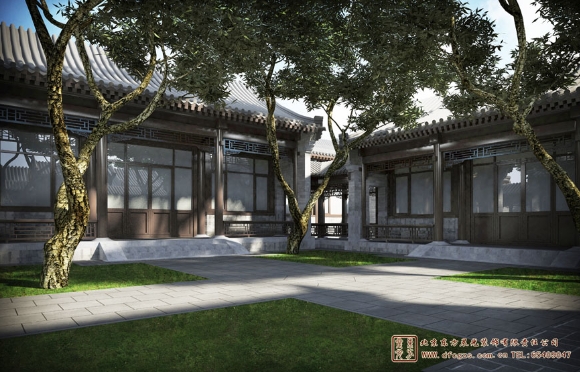 兩進中式宅院設計