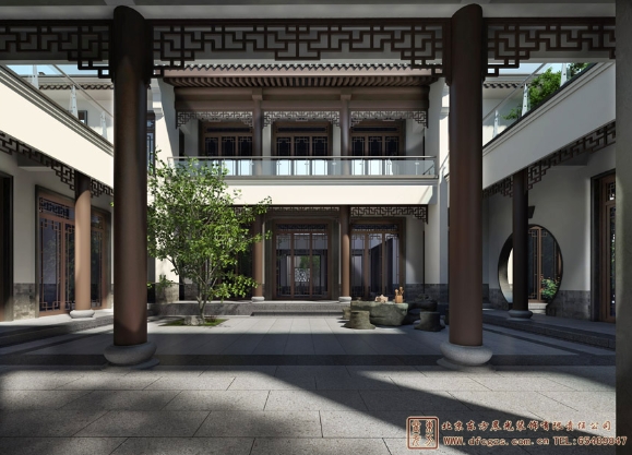 現代風四合院
