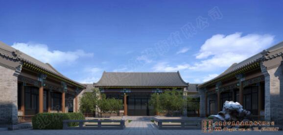 仿古四合院設計