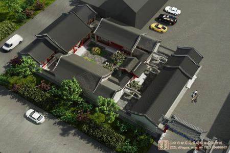 江蘇揚州共創綜合研發樓四合院設計效果圖