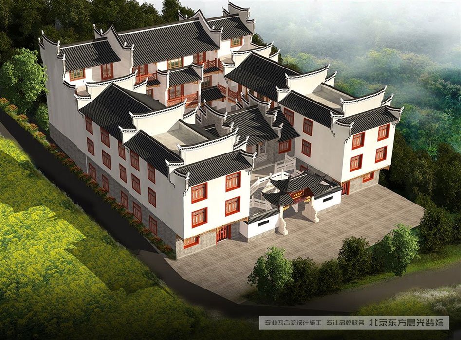 徽派農村中式建筑案例