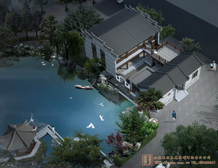 徽派農村中式建筑案例