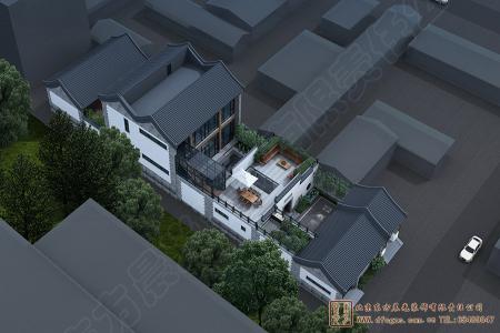 河北廊坊大廠四合院設計效果圖