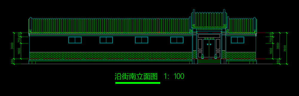 徽派二進中式建筑設計案例
