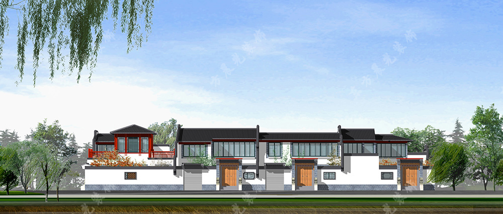 徽派農村中式建筑案例