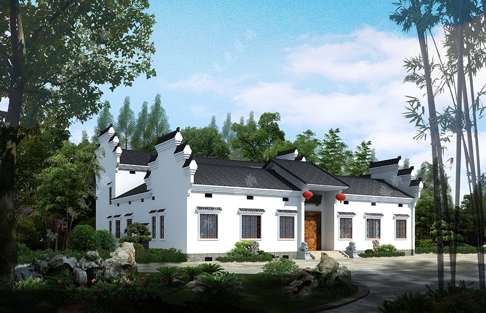 徽派農村中式建筑案例