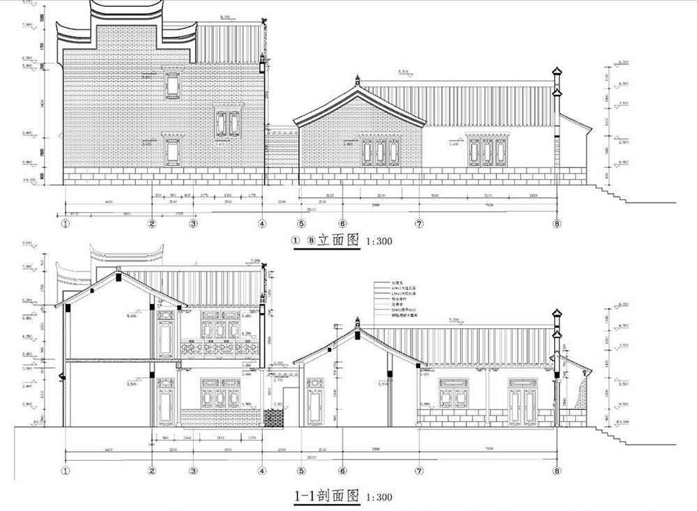 徽派二進中式建筑設計案例