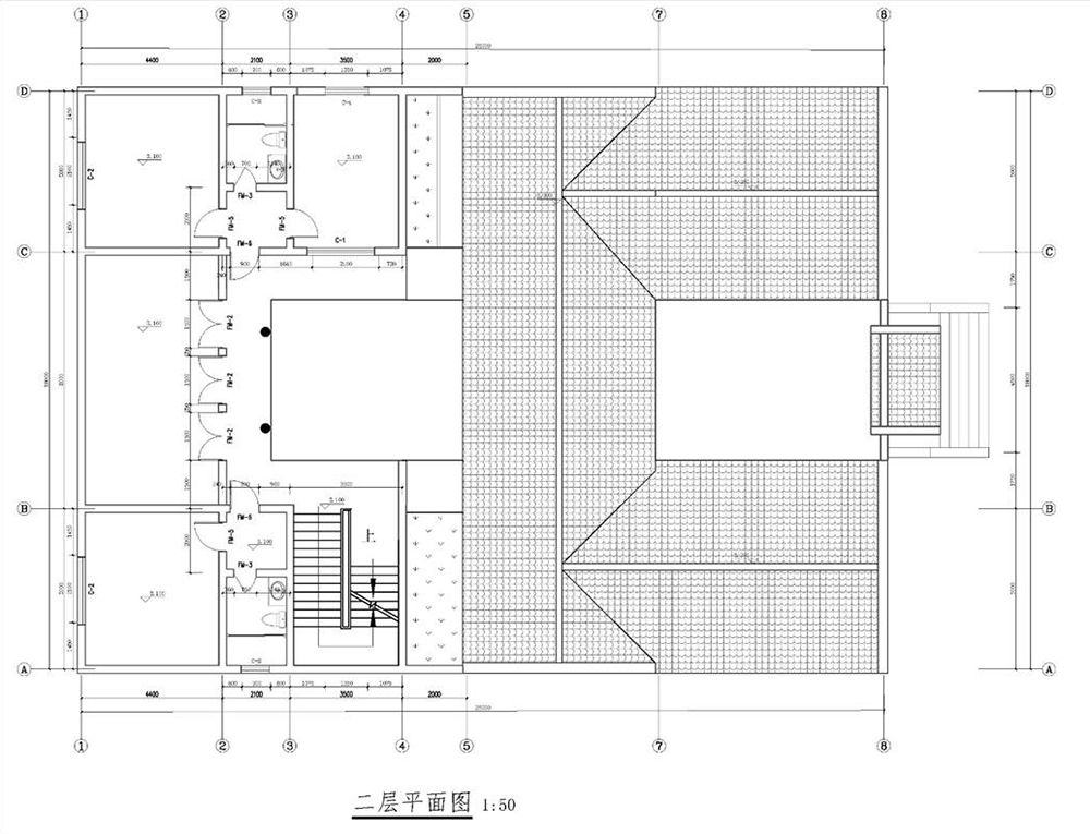 徽派二進中式建筑設計案例